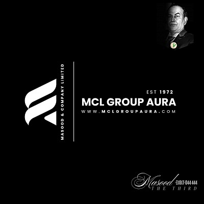 Official logo for MCL Aura Constructions, featuring the 
